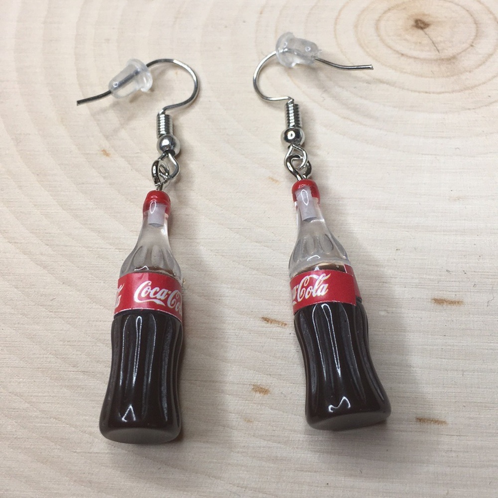 Coca Cola Bottle Earrings - Picture 5 of 8